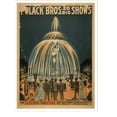 thumbnail image 2 of Historic Framed Print, Polack Bros. 20 big shows, 17-7/8" x 21-7/8", 2 of 9