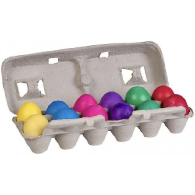 LZHF Cascarones Colorful Confetti Filled Eggs 12 Eggs Per Carton (Pack of 4) Colors WILL very