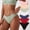 Green, variant on Women's Elastic V Waist Bikini Underwear, Low Rise Seamless Stretch Fit Briefs S-XXL