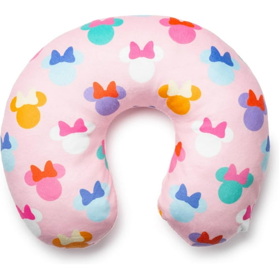 Travel Kids U-Shaped Neck Pillow, Pink Minnie Mouse