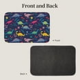 thumbnail image 2 of Pofeuu Dinosaur Flowers Print Hem Mat 40x60 - Multipurpose Doormat for Indoor & Outdoor Use - Welcome Your Guests with our Entrance Mat, 2 of 6