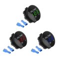 thumbnail image 3 of qifei 1pcs Car Marine Motorcycle LED Digital Volt Tester Meter Voltage Battery Gauge, 3 of 6