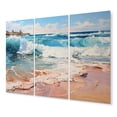 thumbnail image 2 of Designart "Beach Sand happiness II" Landscapes Metal Art Print Set, 2 of 5