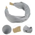 thumbnail image 6 of Unique Bargains 1 Pc Fashion Faux Diamond Knitted Crossover Headband for Women 5.91"x2.17" Gray, 6 of 6
