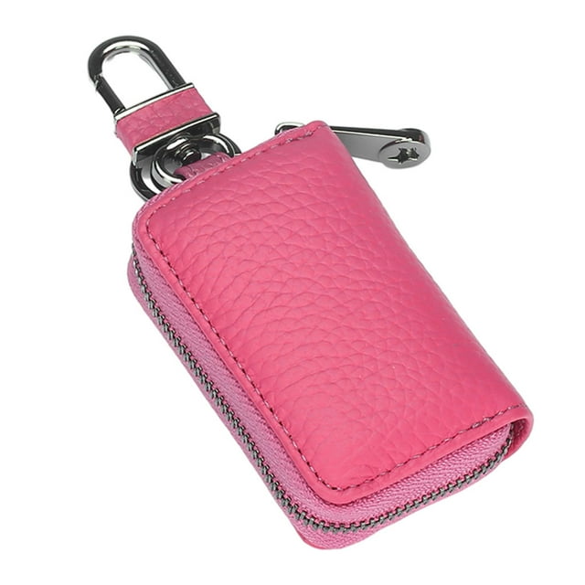 Minnieouse Cartera de cuero portátil playa escuela llaves almacenamiento monedero moda tarjeta de crédito cierre de cremallera bolsillo titular rosa Type3 NO3 Minnieouse AP011383-09