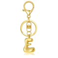 thumbnail image 2 of Hearth & Gear Custom Letter Keychain Key Ring For Initial Charm With Sturdy Metal Loop And Easy To Find Design For And Luggage, 2 of 5