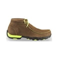 thumbnail image 2 of Men's Twisted X MDMST02 Driving Moc Distressed Saddle/Neon Yellow Leather 13 W, 2 of 7