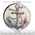 thumbnail image 2 of Spare Tire Cover Old World Nautical Anchor Protectors Weatherproof Dust-Proof Nautical Sailing Tire Cover for Trailer SUV Truck Camper Travel Trailer Accessories 15inch, 2 of 8