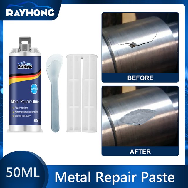 Pegamento de reparación de Metal resistente al agua para acero hierro y aluminio 50/100ml Hugtrwg Para estrenar
