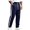 (Fashion 66)Navy, variant on Men's Side Stripe Track Pants Casual Drawstring Jogger Trousers with Pockets Lightweight Breathable Sport Pants for Workout