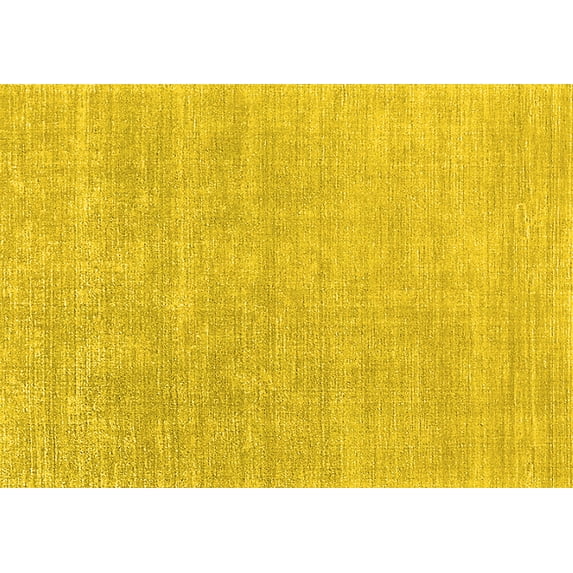 Ahgly Company Indoor Rectangle Oriental Yellow Industrial Area Rugs, 3' x 5'