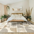 thumbnail image 2 of Boho Rug Washable x Area Rugs for Bedroom Entryway Living Room Bedside Small Throw Floor Carpet Non Slip Soft Indoor Modern Abstract Bohemian Orange, 2 of 7