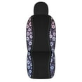thumbnail image 4 of Auto Drive 2Piece Hibiscus Car Seat Cover Black- Universal Fit,25SC83, 4 of 12