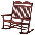 thumbnail image 6 of Heritage Traditional Double Seat Recycled Plastic Rocker Chair, 6 of 38
