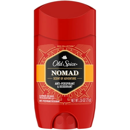 Mens Invisible Set - Old Spice Red Collection, Nomad Scent, Invisible Solid Anti-Perspirant and Deodorant for Men, 2.6 Oz