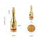 thumbnail image 5 of Conectores banana para altavoz de 4 mm, conectores para cable de altavoz, placas de pared para cine en casa, paquete de 10, 5 of 5