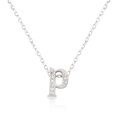 thumbnail image 1 of Precious Stars Collier Pendentif Micro-Pave Zircon Cubique Initiale P, 1 of 1