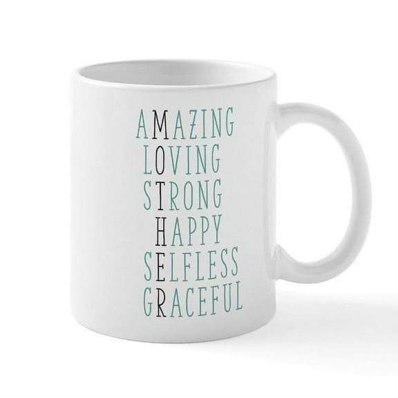 CafePress - Mother Crossword Mug - 11 oz Ceramic Mug - Novelty Coffee Tea Cup