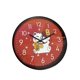 thumbnail image 4 of Reloj de pared de 12 pulgadas, fácil de leer, decoración de Año Nuevo chino, silencioso, sin tictac, decorativo Gato de la suerte, 4 of 9