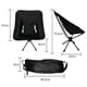 thumbnail image 5 of Swivel Chair Camping Portable Folding Chair 360 Degree Rotation with Carrying Bag Compatible Outdoor Camping Travel Beach Chair, 5 of 5
