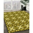 thumbnail image 3 of Ahgly Company Machine Washable Indoor Rectangle Transitional Dark Bronze Brown Area Rugs, 7' x 9', 3 of 7