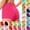 Hot Pink, variant on Girls Athletic Shorts Kids High Waist Biker Dance Gymnastics Shorts Comfy Yoga Active Workout Volleyball Shorts (Hot Pink, 6-7 Years)