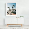 thumbnail image 2 of Oceanside Palms - Oceanside California Photography White Framed Wall Art Print 24 x 36 inches, 2 of 3