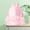 Pink, variant on Fashion Casual Backpack Portable Small Capacity Dance Storage Backpack Mesh Outdoor Travel Backpack