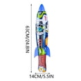 thumbnail image 3 of Inflatable Toy Inflatable Rocket Outdoor Flying Toy Nylon Film Rocket Card Head Bag A, 3 of 8