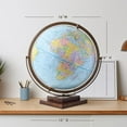 thumbnail image 5 of Waypoint Geographic Revolution 12' Desktop World Globe, Gyromatic Full-Swing Movement, Decorative Globe For Home or Office Decor, Blue, 5 of 10