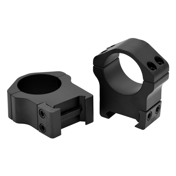 Warne 502M Maxima Horizontal Ring Set 1" Diam High Steel Black Matte