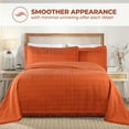thumbnail image 4 of Superior 2 Piece Remi Cotton Blend Bedspread Set, Rust, Twin, 4 of 10