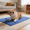 thumbnail image 6 of huayou Waterproof Pet Food Mat, Non-Slip Durable Paw Print Bone Design Easy to Wipe Clean for Dogs and Cats, 6 of 6