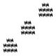 thumbnail image 2 of Vogacara 10 Pieces Foosball Machine Bearing Rods Foosball Table Bushings Replacement Type1, 2 of 6