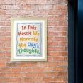 thumbnail image 5 of Designs ByLITA In This House We Narrate The Dog's Thoughts, 11 x 14 Wooden Wall Print Inspirational (Framed) | Funky Home Decor, 5 of 6