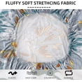 thumbnail image 4 of Dining Chair Covers Set of 6, Stretch Printed Flower Dining Chair Cover, Parsons Chair Covers Removable Washable Chair Slipcover Protector for Dining Room, Kitchen, Ceremony (Leaf Pattern1), 4 of 6
