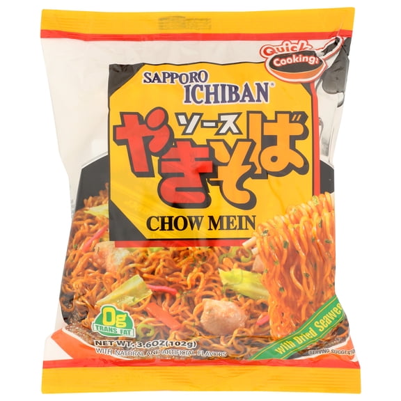 Pack of 24, Sapporo Ichiban Chow Mein, 3.6 oz