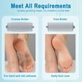 thumbnail image 6 of Portable Foot File For Smooth Pedicure Rechargeable Pedicure Wand For Foot Care Dry Hard & Dead Skin From Feet, 6 of 9