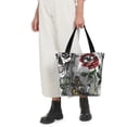 thumbnail image 6 of Kdxio Skulls Roses Women Reusable Grocery Bags Foldable Ripstop,Reusable Shopping Bags for Shopping,Gym,Gift, 6 of 7