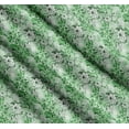 thumbnail image 3 of Soimoi Green Cotton Voile Fabric Leaves,Periwinkle & Camellia Floral Printed Craft Fabric by the Yard 56 Inch Wide, 3 of 7
