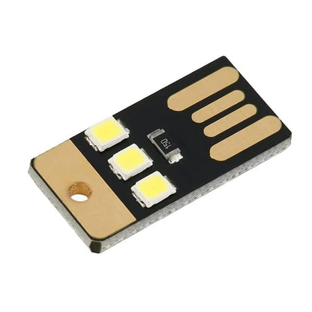 

Xewsqmlo 2pcs Camping Mobile USB LED Small Night Lights Energy Saving Flashlight (Black)
