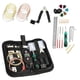 thumbnail image 1 of Yuarrent Juego de 25 unidades de cuerdas de guitarra, plectro, escofina, tuerca de sillín, llave de puente, Kit de mantenimiento Accesorios para instrumentos musicales, 1 of 6