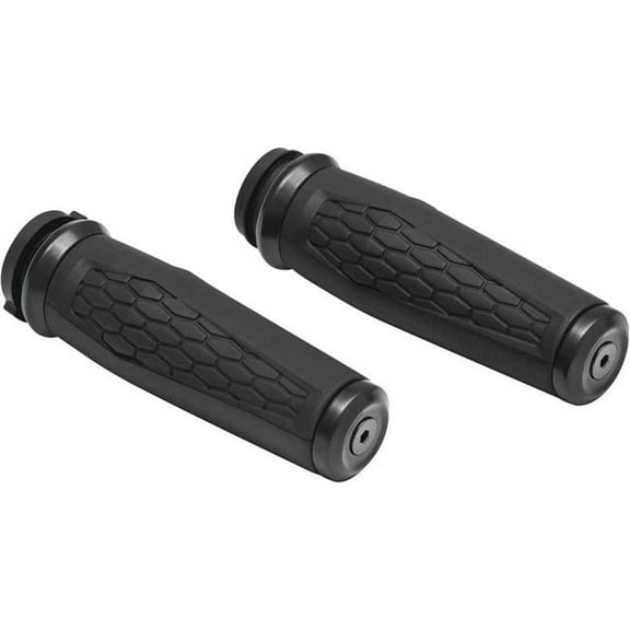 Kuryakyn 5923 Hex Grips for Electronic Throttle, Black