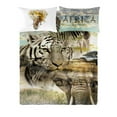 thumbnail image 1 of Gouchee Home Kito Safari Queen Duvet Cover Set – 3-Piece OEKO-TEX Certified Cotton Bedding with Reversible Safari Animal Print, 1 of 2