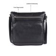 thumbnail image 4 of Bolso bandolera LEDERBUCK Olga Large de piel suave negro, 4 of 9