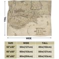 thumbnail image 3 of Middle Earth Map Throw Blanket Ultra Soft Velvet Blanket Lightweight Bed, 3 of 5