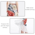 thumbnail image 2 of Shivering Chic Chiffon Summer Dress: Beach Skirt with Polyester Straps, 2 of 6