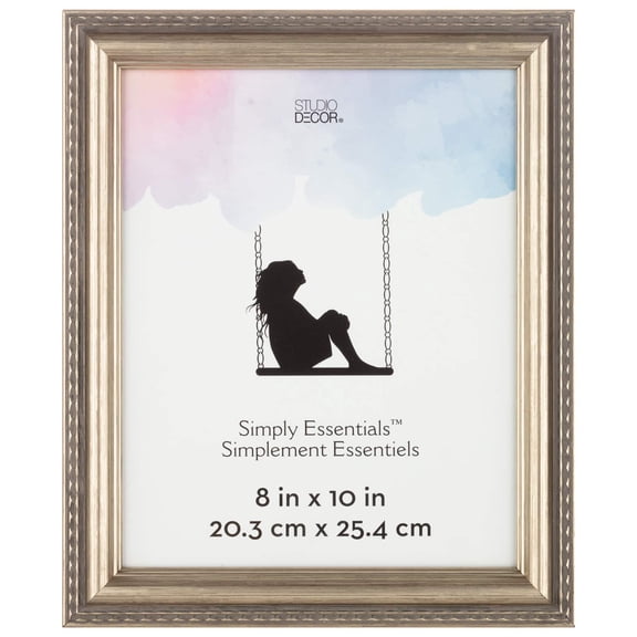 Studio Decor Simply Essentials Silver Scallop Edge Frame