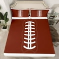 thumbnail image 2 of Castle Fairy Boys Girls Football Print 4pcs Bed Sheets,Sport Theme King Sheets,Ball Gamer Super Cozy Sheet Set,Ultra Soft Home Decor, 2 of 7