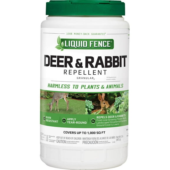 Liquid Fence Deer And Rabbit Repellent Granular, 2 Pounds